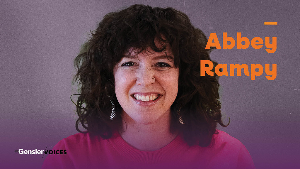 A person with curly hair.